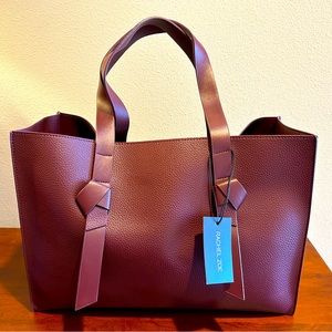 Burgundy Tote Bag